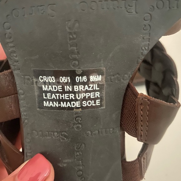 Franco Sarto Strappy Sandals size 8.5 - Picture 6 of 6